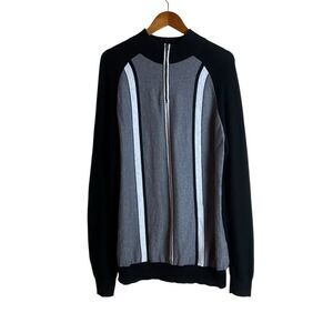 RW&CO men’s 1/4 zip striped sweater. Size‎ XL
